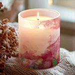 Χειροποίητο Κερί Χριστουγέννων με Άρωμα Vanilla και Αφιέρωση