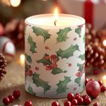 Αρωματικό Κερί Vanilla Cream , Χριστουγεννιάτικο Δώρο με Αφιέρωση