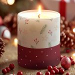 Αρωματικό Κερί Vanilla Cream, Χριστουγεννιάτικο Δώρο για Γιαγιά