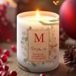 Προσωποποιημένο Αρωματικό Κερί για Χριστουγεννιάτικο Δώρο