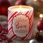 Χριστουγεννιάτικο Αρωματικό Κερί με Προσωπική Αφιέρωση