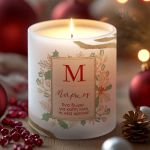 Προσωποποιημένο Αρωματικό Κερί για Χριστουγεννιάτικο Δώρο
