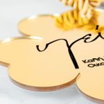 Premium Προσωποποιημένο Χρυσό Γούρι σε Σχήμα Τριφύλλι
