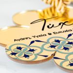 Premium Χρυσό Γούρι Πρωτοχρονιάς, με Σχήμα Τριφύλλι