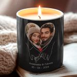 Αρωματικό Κερί με Άρωμα Vanilla Cream, Δώρο Αγίου Βαλεντίνου