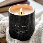 Αρωματικό Κερί Vanilla Cream με Αφιέρωση, Δώρο για Ζευγάρι