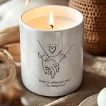 Προσωποποιημένο Κερί με Άρωμα Vanilla, Δώρο για Ζευγάρι