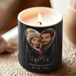 Αρωματικό Κερί με Άρωμα Vanilla Cream, Δώρο Αγίου Βαλεντίνου