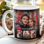 Κούπα Προσωποποιημένη, Δώρο για Ζευγάρι, Loveflix and Chill