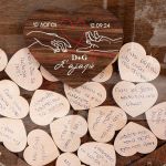 Premium Ξύλινο Ευχολόγιο με Μονογράμματα, 10 Reasons I Love You