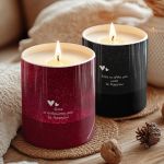 Σετ 2 Κεριά με Φωτογραφίες σε Σχήμα Καρδιά, Δωρο Επετείου