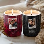 Σετ 2 Κεριά Matching με Φωτογραφίες, Δώρο Αγίου Βαλεντίνου