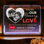Φωτιστικό Led Επιτραπέζιο με Φωτογραφίες, Δώρο για Ζευγάρια