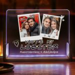 Φωτιστικό LED Οριζόντιο με Φωτογραφίες, Δώρο Αγάπης