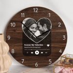 Ρολόι Τοίχου με Προσωποποιημένη Φωτογραφία, Δώρο για Ζευγάρι