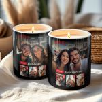 Σετ 2 Κεριά Matching Προσωποποιημένα, Δώρο για Ζευγάρια