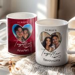 Σετ 2 Κούπες Matching με Φωτογραφίες, Δώρο για Ζευγάρια