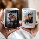 Σετ 2 Κούπες Matching Προσωποποιημένες με Φωτογραφίες