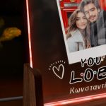 Φωτιστικό LED Οριζόντιο με Φωτογραφίες, Δώρο Αγάπης