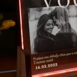 Φωτιστικό LED Επιτραπέζιο με Φωτογραφίες, Δώρο για Ζευγάρια