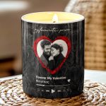 Σετ 2 Αρωματικά Κεριά Vanilla με Φωτογραφίες, Δώρο για Ζευγάρια