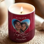 Σετ 2 Κεριά Matching Matching με Φωτογραφίες, Δώρο για Ζευγάρια