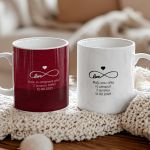 Σετ 2 Κούπες Matching με Φωτογραφίες, Δώρο για Ζευγάρια