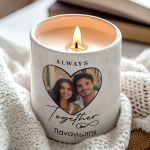 Σετ 2 Κεριά Matching Matching με Φωτογραφίες, Δώρο για Ζευγάρια
