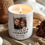 Σετ 2 Κεριά Matching με Φωτογραφίες, Δώρο Επετείου για Ζευγάρι