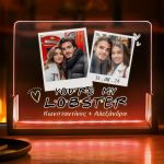 Φωτιστικό LED Οριζόντιο με Φωτογραφίες, Δώρο Αγάπης