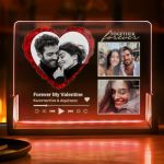 Οριζόντιο Φωτιστικό LED, Επιτραπέζιο με Ονόματα και Αφιέρωση