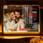 Φωτιστικό LED με Φωτογραφία, Ρομαντικό Δώρο για Ζευγάρια