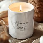 Σετ 2 Αρωματικά Κεριά Vanilla με Φωτογραφίες, Δώρο για Ζευγάρια