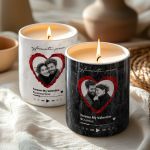 Σετ 2 Αρωματικά Κεριά Vanilla με Φωτογραφίες, Δώρο για Ζευγάρια