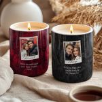 Σετ 2 Κεριά Matching με Φωτογραφίες, Δώρο Αγίου Βαλεντίνου