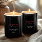 Σετ 2 Αρωματικά Κεριά Matching με Φωτογραφίες σε Σχήμα Καρδιά