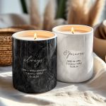 Σετ 2 Αρωματικά Κεριά Vanilla με Φωτογραφίες, Δώρο για Ζευγάρια