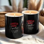 Σετ 2 Κεριά Matching Προσωποποιημένα, Δώρο για Ζευγάρια