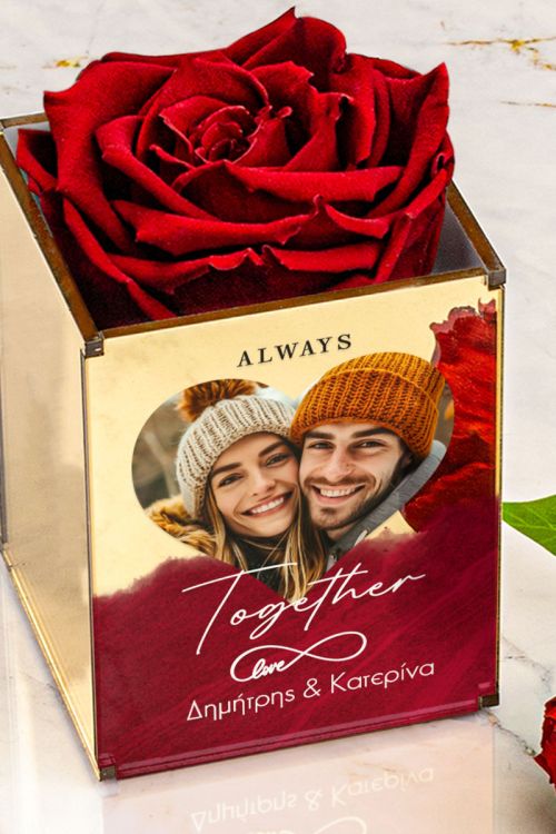 Παντοτινό Τριαντάφυλλο, Forever Red Rose, Δώρο για Ζευγάρι