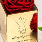 Τριαντάφυλλο σε Θήκη, Forever Red Rose, Δώρο για Ζευγάρια