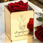 Τριαντάφυλλο σε Θήκη, Forever Red Rose, Δώρο για Ζευγάρια