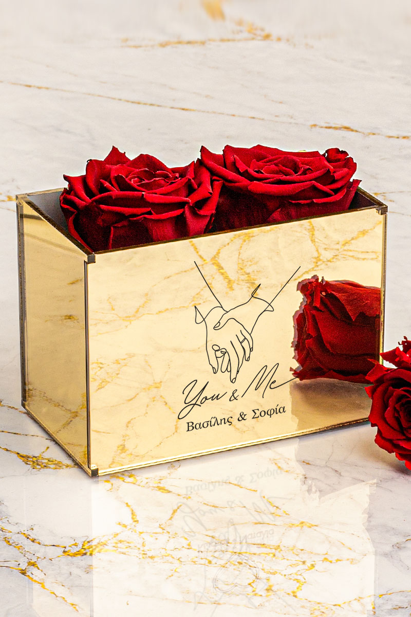 Παντοτινά Τριαντάφυλλα, Forever Red Roses με Ονόματα