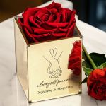Τριαντάφυλλο σε Θήκη, Forever Red Rose, Δώρο για Ζευγάρια