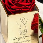 Τριαντάφυλλο σε Θήκη, Forever Red Rose, Δώρο για Ζευγάρια