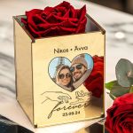 Παντοτινό Τριαντάφυλλο σε Κόκκινο Χρώμα, Δώρο για Ζευγάρια