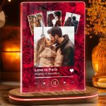 Φωτιστικο Led Επιτραπέζιο με Φωτογραφία, Δώρο για Ζευγάρια