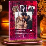 Φωτιστικο Led Επιτραπέζιο με Φωτογραφία, Δώρο για Ζευγάρια