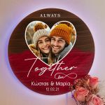Φωτιστικό Τοίχου Led για Ζευγάρια με Σχέδιο Καρδιά
