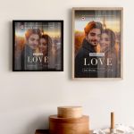 Κορνίζα με Φωτογραφία με Σχέδιο Insta Story, Δώρο για Ζευγάρι