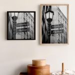 Κορνίζα με Ονόματα σε Στυλ Πινακίδας Διεύθυνσης, Δώρο Ζευγαριού